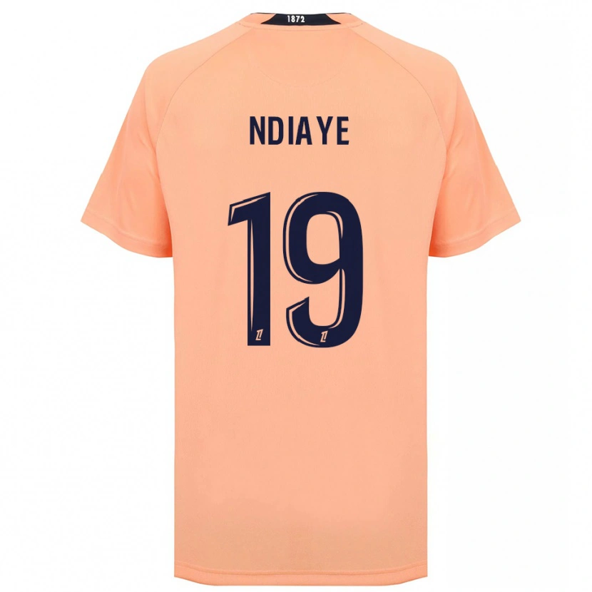 Danxen Men Rassoul Ndiaye #19 Orange Navy Away Jersey 2025/26 T-Shirt