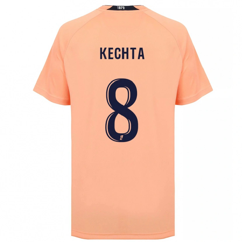 Danxen Men Yassine Kechta #8 Orange Navy Away Jersey 2025/26 T-Shirt