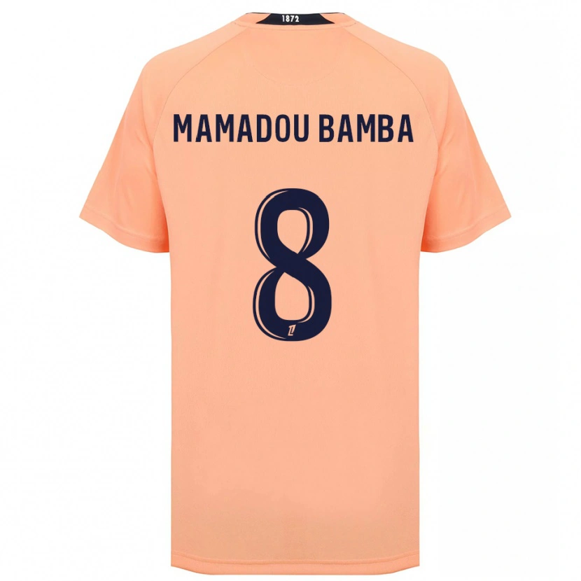 Danxen Men Ben Mamadou Bamba #8 Orange Navy Away Jersey 2025/26 T-Shirt