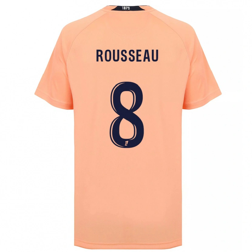 Danxen Men Thomas Rousseau #8 Orange Navy Away Jersey 2025/26 T-Shirt
