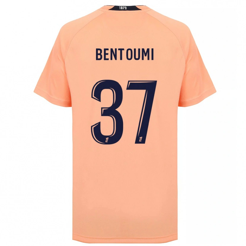 Danxen Men Mokrane Bentoumi #37 Orange Navy Away Jersey 2025/26 T-Shirt