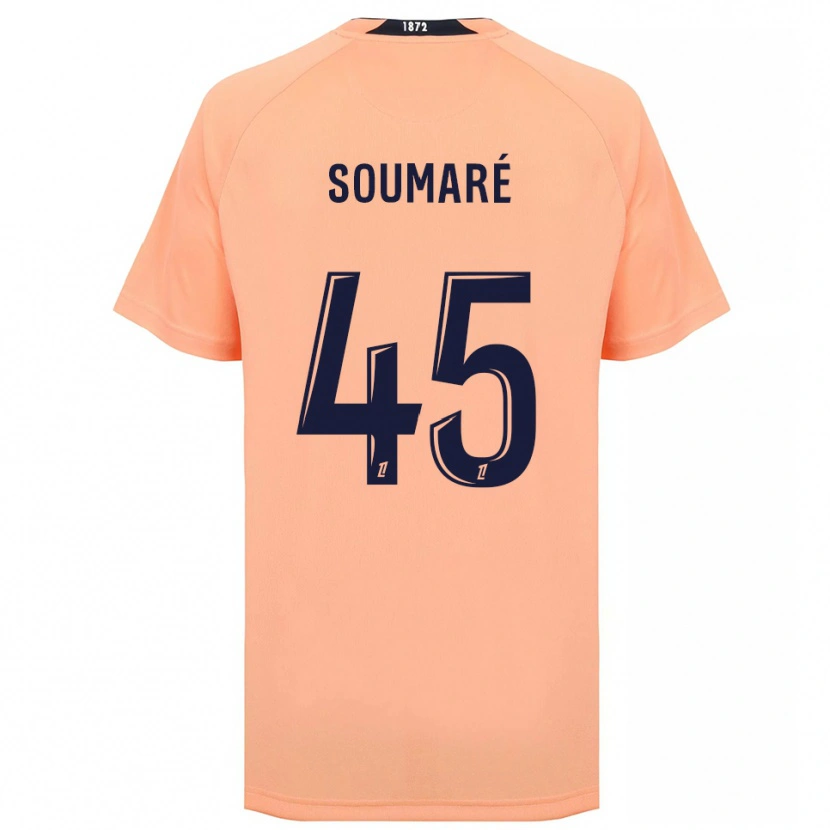 Danxen Men Issa Soumaré #45 Orange Navy Away Jersey 2025/26 T-Shirt