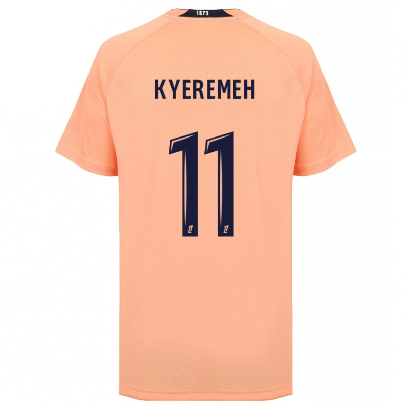 Danxen Men Godson Kyeremeh #11 Orange Navy Away Jersey 2025/26 T-Shirt