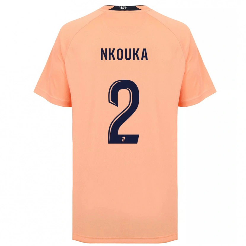 Danxen Men Ethan Nkouka #2 Orange Navy Away Jersey 2025/26 T-Shirt