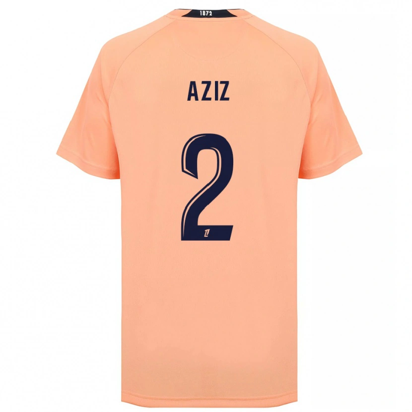 Danxen Men Hayman Aziz #2 Orange Navy Away Jersey 2025/26 T-Shirt