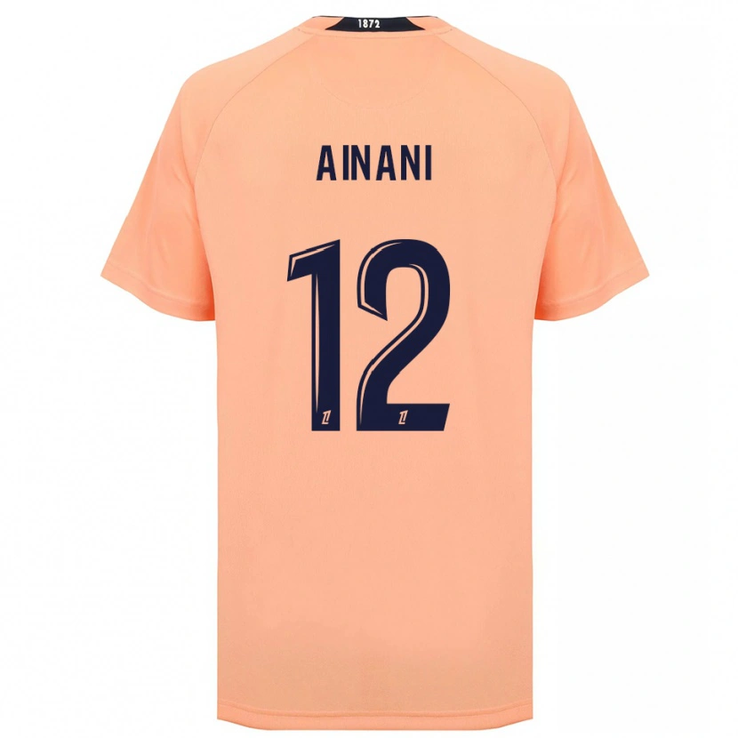 Danxen Men Sufyan Ainani #12 Orange Navy Away Jersey 2025/26 T-Shirt