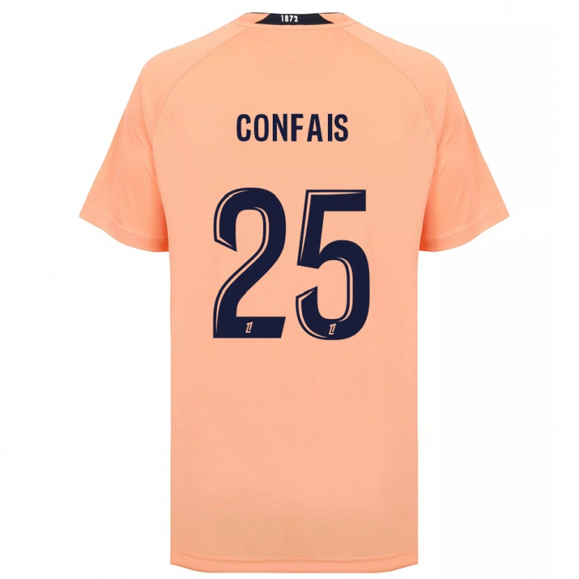 Danxen Men Aloïs Confais #25 Orange Navy Away Jersey 2025/26 T-Shirt