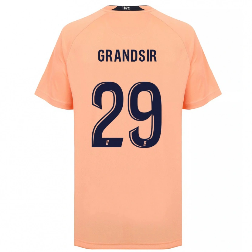 Danxen Men Samuel Grandsir #29 Orange Navy Away Jersey 2025/26 T-Shirt