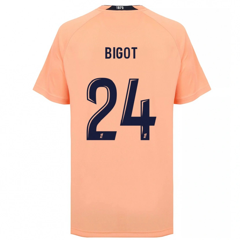 Danxen Men Maureen Bigot #24 Orange Navy Away Jersey 2025/26 T-Shirt