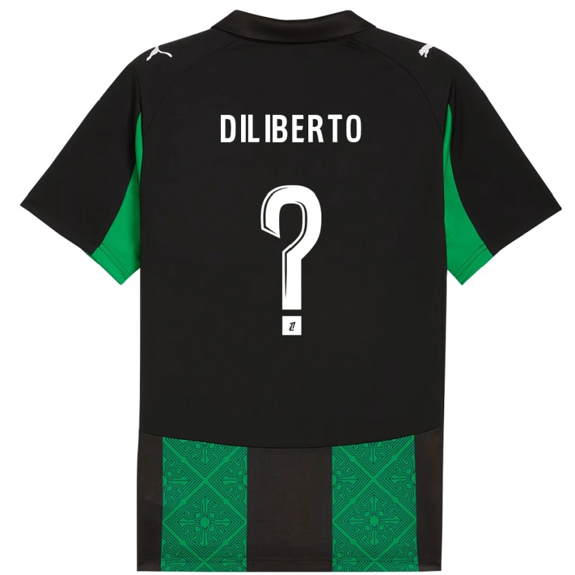 Danxen Men Noah Diliberto #0 Black Green Away Jersey 2025/26 T-Shirt