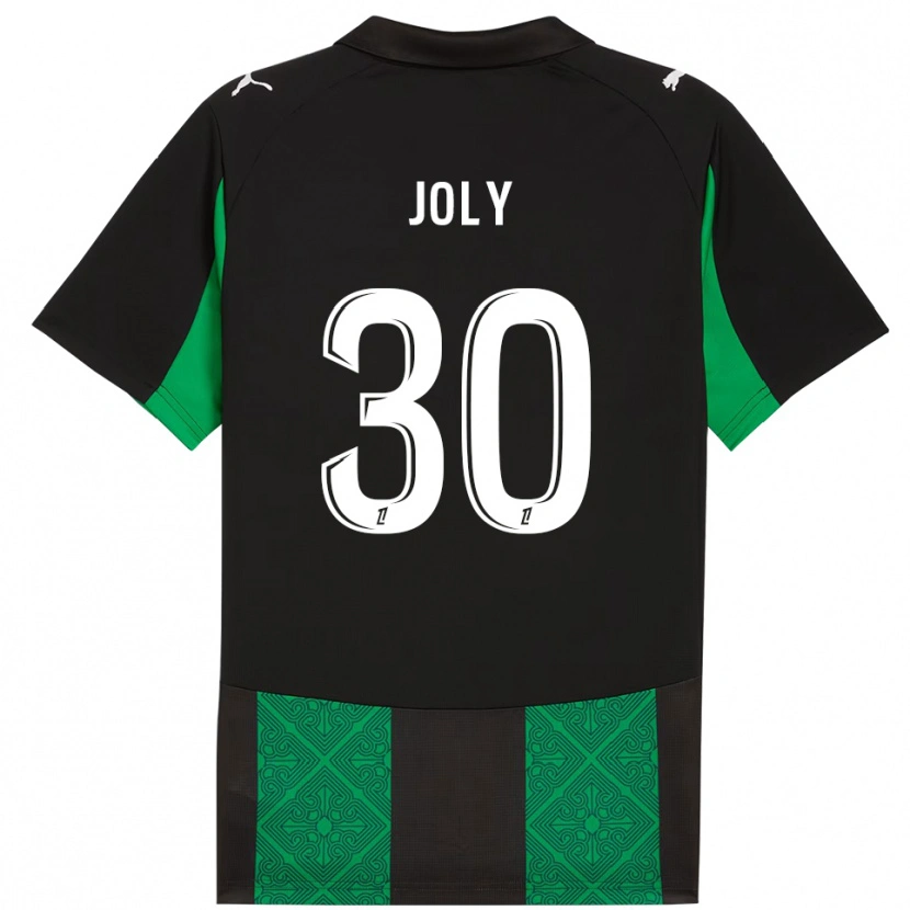 Danxen Men Blandine Joly #30 Black Green Away Jersey 2025/26 T-Shirt