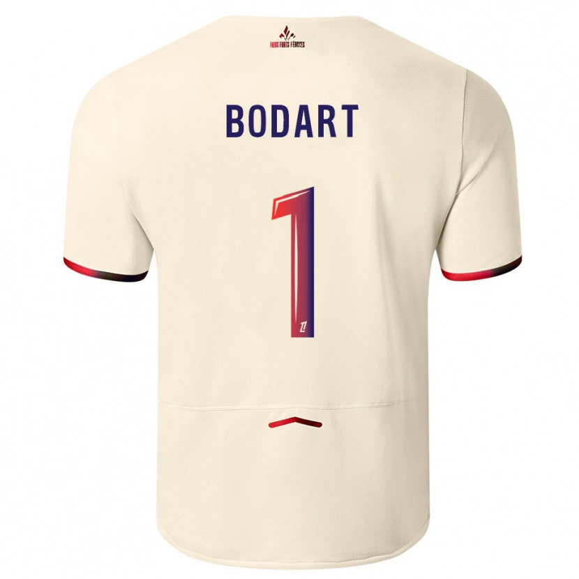 Danxen Men Arnaud Bodart #1 Off-White Red Away Jersey 2025/26 T-Shirt