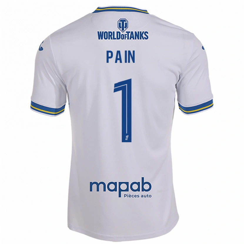 Danxen Men Ilan Pain #1 White Sky Blue Away Jersey 2025/26 T-Shirt