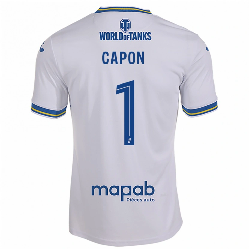 Danxen Men Emma Capon #1 White Sky Blue Away Jersey 2025/26 T-Shirt