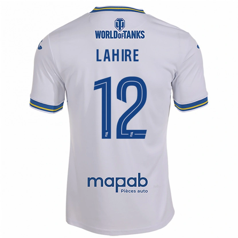 Danxen Men Molly Lahire #12 White Sky Blue Away Jersey 2025/26 T-Shirt