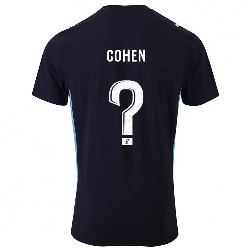 Danxen Men Dan Cohen #0 Black Sky Blue Away Jersey 2025/26 T-Shirt