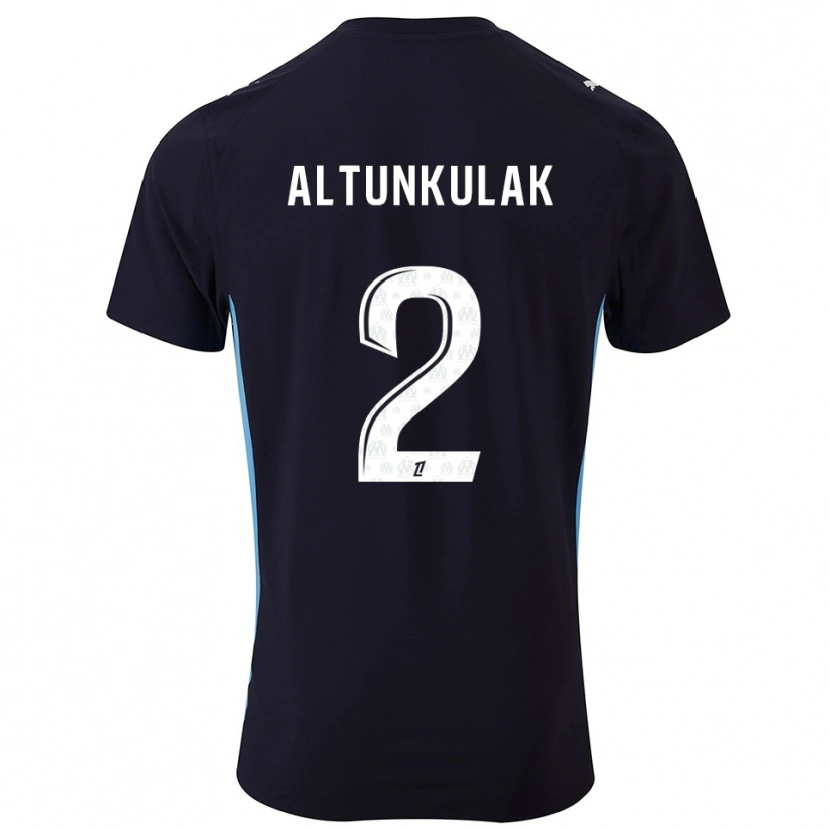 Danxen Men Selen Altunkulak #2 Black Sky Blue Away Jersey 2025/26 T-Shirt