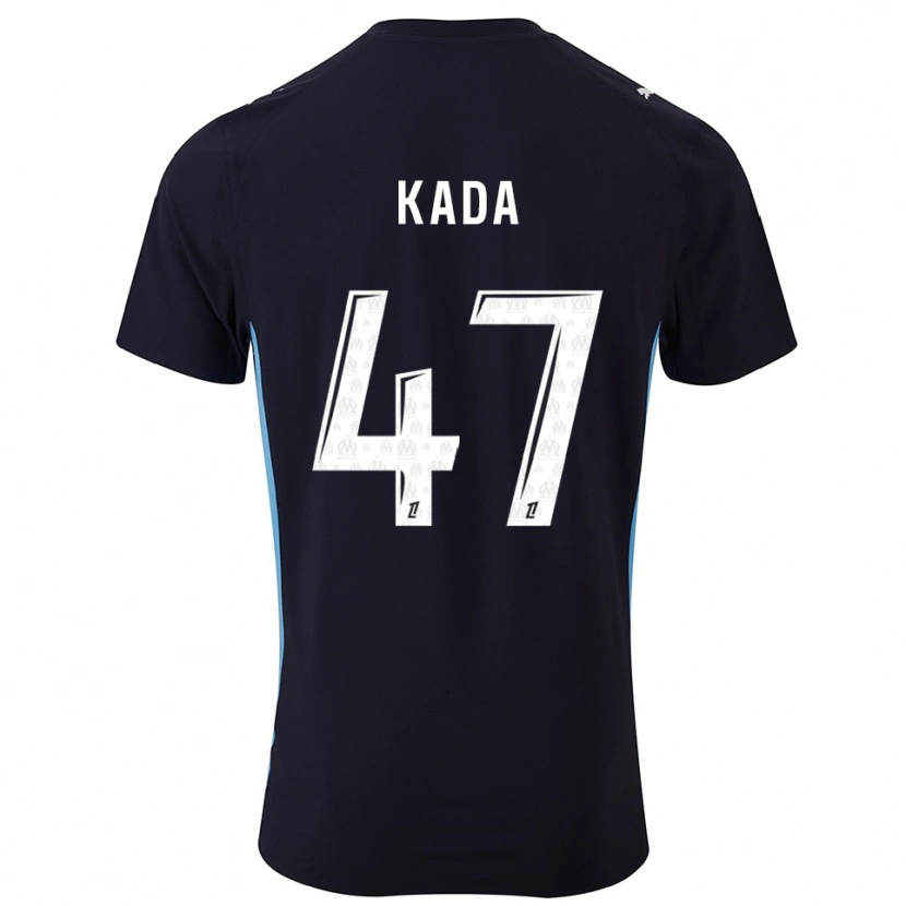 Danxen Men Joakim Kada #47 Black Sky Blue Away Jersey 2025/26 T-Shirt