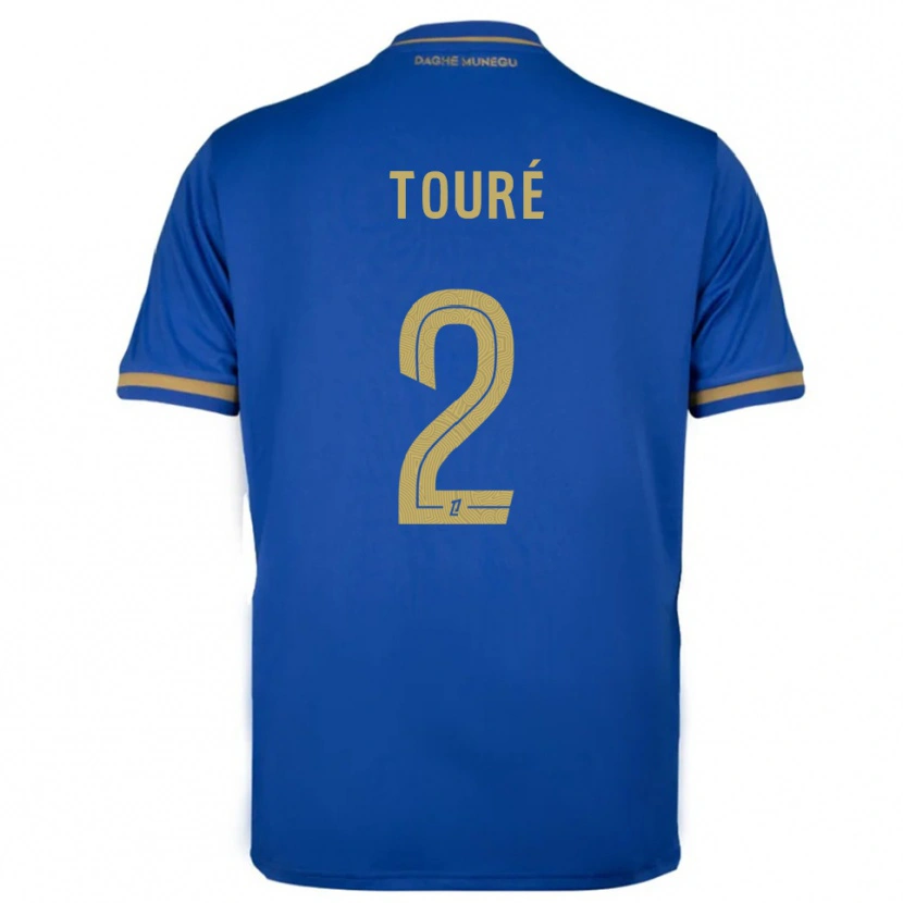 Danxen Men Ilane Touré #2 Blue Gold Away Jersey 2025/26 T-Shirt