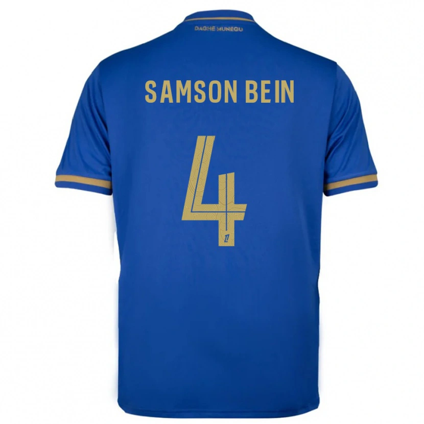 Danxen Men Sirak Bein #4 Blue Gold Away Jersey 2025/26 T-Shirt