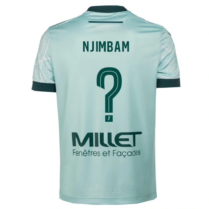 Danxen Men Junior Njimbam #0 Green White Away Jersey 2025/26 T-Shirt