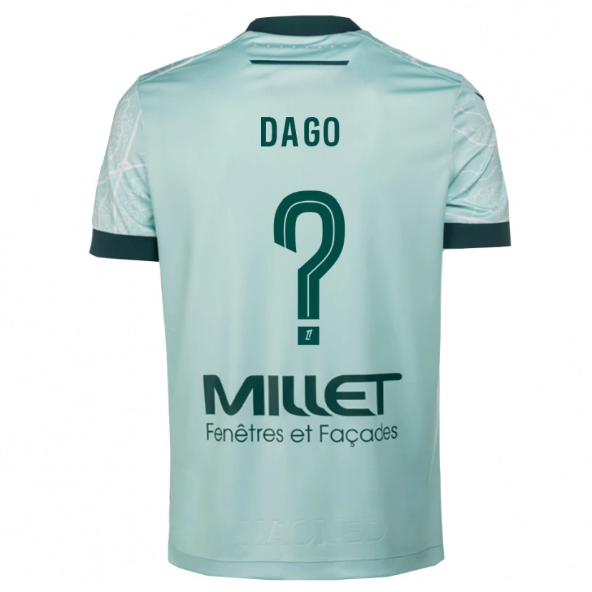 Danxen Men Joshua Dago #0 Green White Away Jersey 2025/26 T-Shirt
