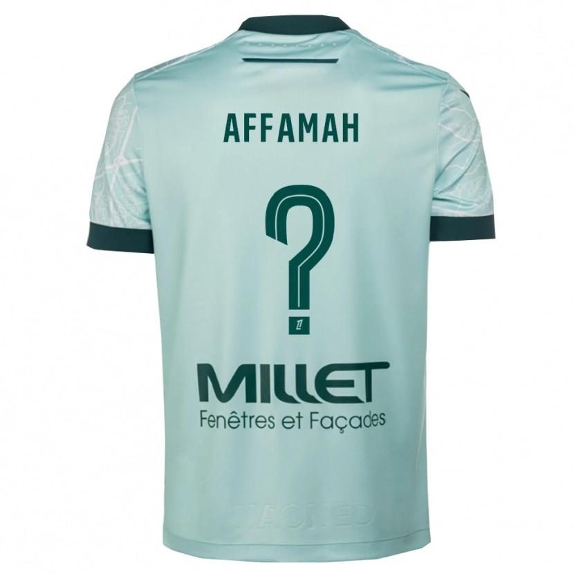 Danxen Men Joe-Loïc Affamah #0 Green White Away Jersey 2025/26 T-Shirt