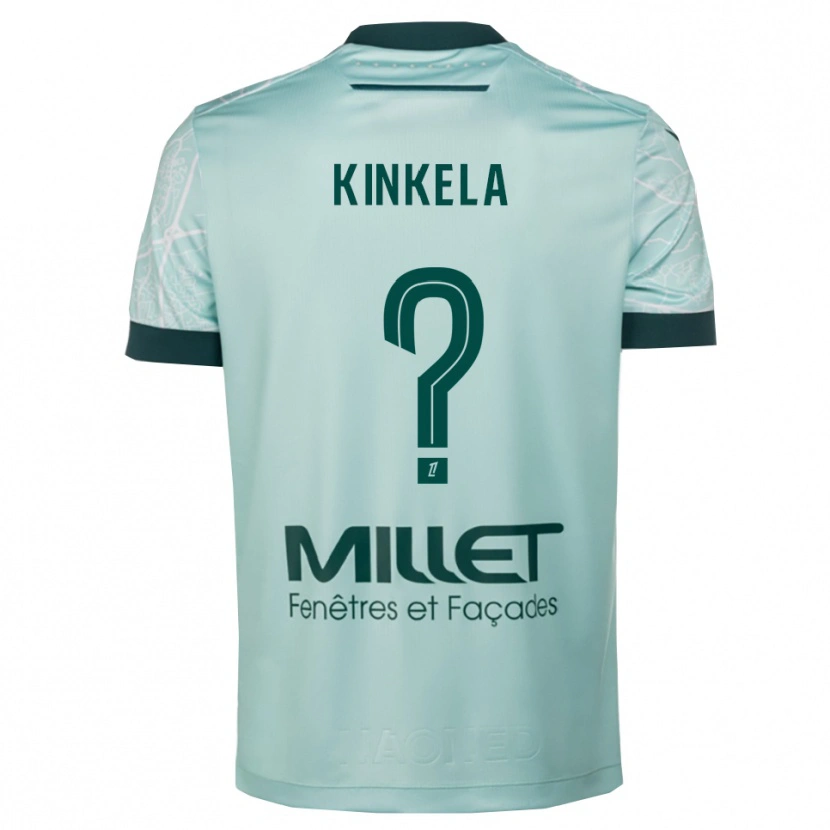Danxen Men Anthony Kinkela #0 Green White Away Jersey 2025/26 T-Shirt