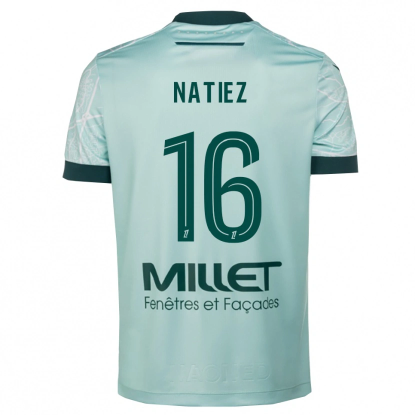 Danxen Men Stanislas Natiez #16 Green White Away Jersey 2025/26 T-Shirt