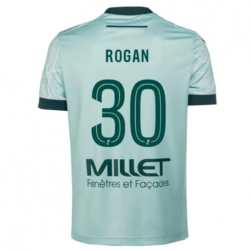 Danxen Men Manja Rogan #30 Green White Away Jersey 2025/26 T-Shirt