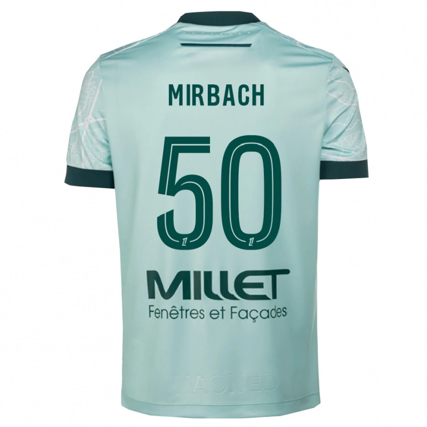 Danxen Men Alexis Mirbach #50 Green White Away Jersey 2025/26 T-Shirt