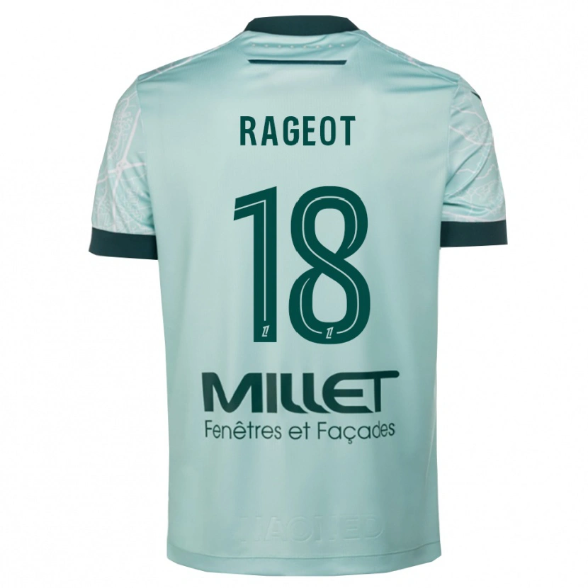 Danxen Men Lalie Rageot #18 Green White Away Jersey 2025/26 T-Shirt