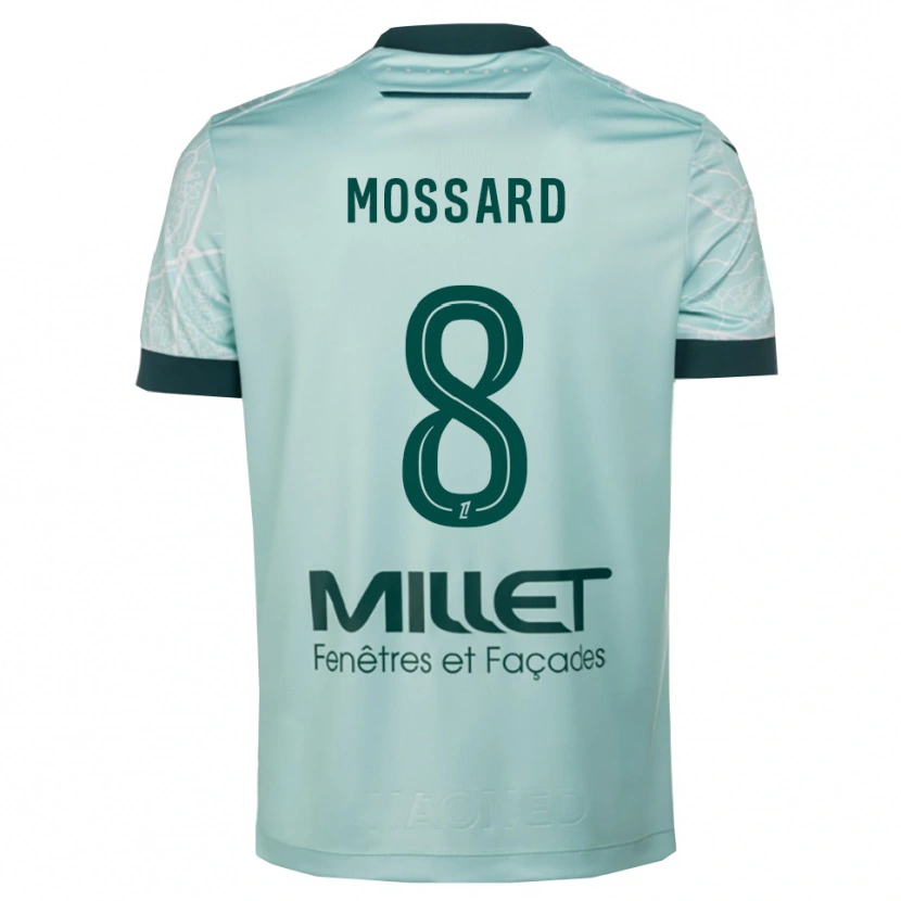 Danxen Men Juliette Mossard #8 Green White Away Jersey 2025/26 T-Shirt