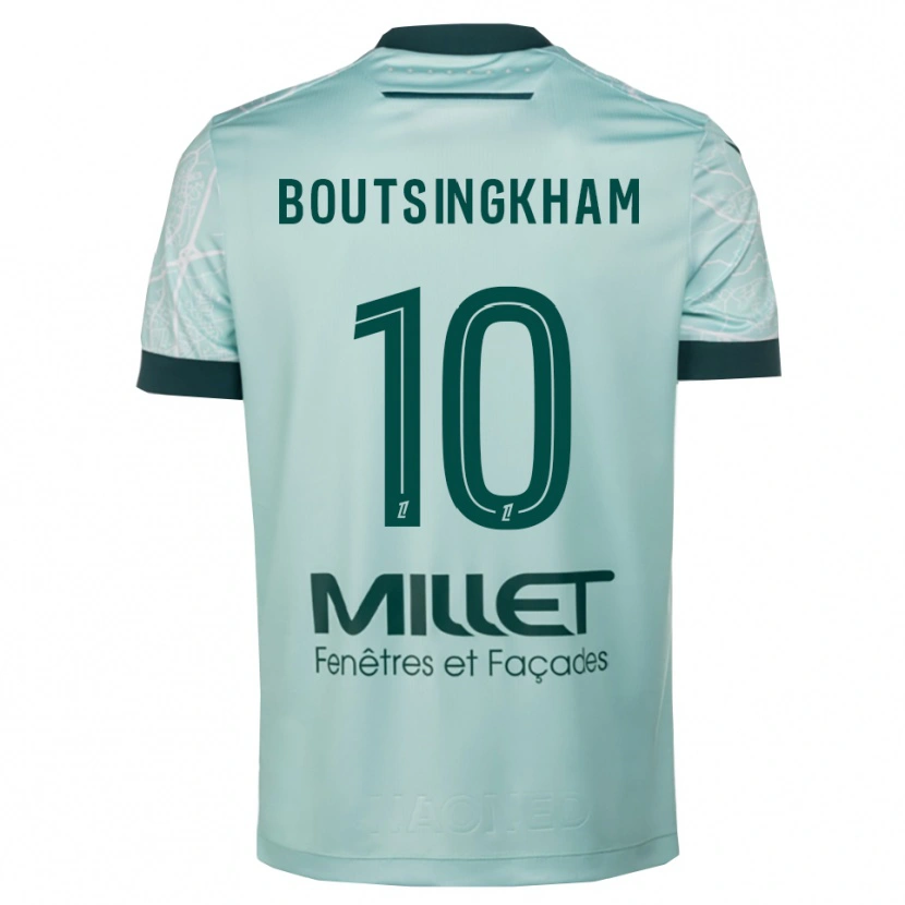 Danxen Men Hugo Boutsingkham #10 Green White Away Jersey 2025/26 T-Shirt