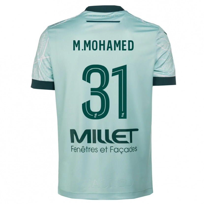 Danxen Men Mostafa Mohamed #31 Green White Away Jersey 2025/26 T-Shirt