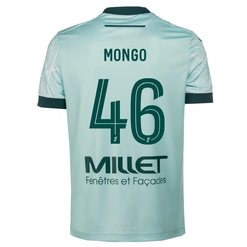 Danxen Men Enzo Mongo #46 Green White Away Jersey 2025/26 T-Shirt