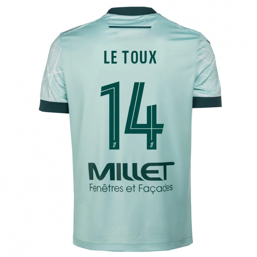 Danxen Men Many Le Toux #14 Green White Away Jersey 2025/26 T-Shirt