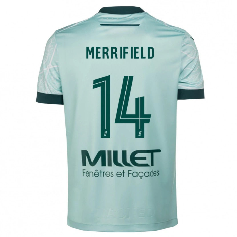 Danxen Men Loan Merrifield #14 Green White Away Jersey 2025/26 T-Shirt
