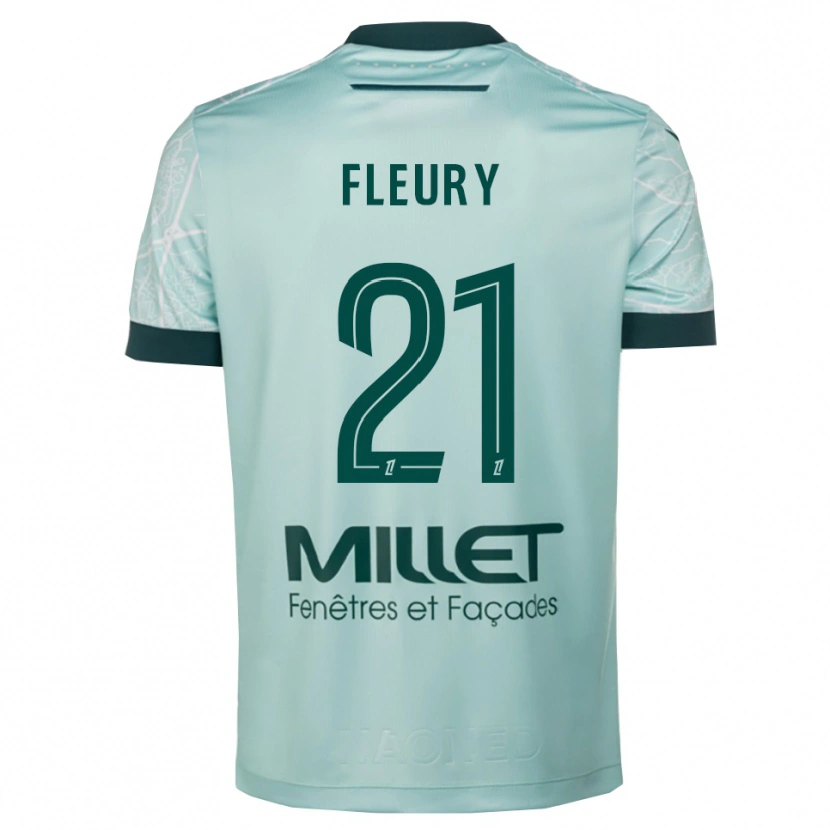 Danxen Men Louise Fleury #21 Green White Away Jersey 2025/26 T-Shirt
