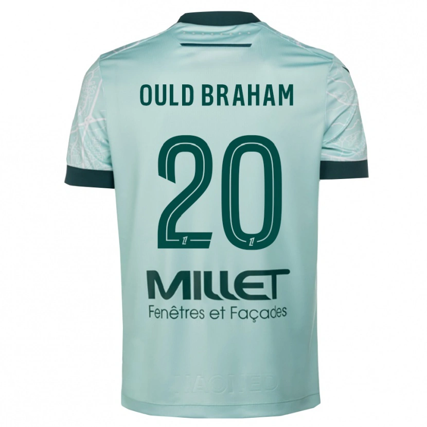 Danxen Men Amira Ould Braham #20 Green White Away Jersey 2025/26 T-Shirt
