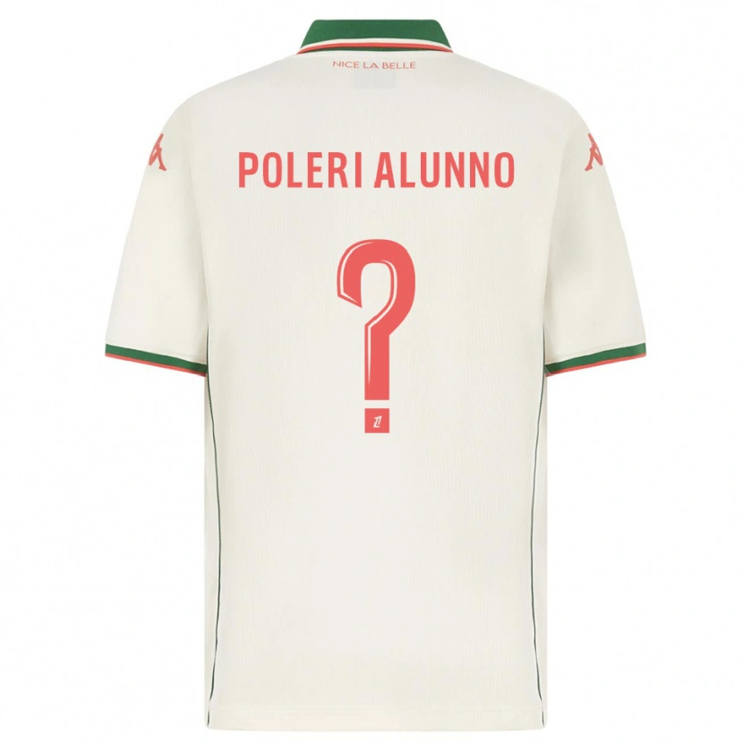 Danxen Men Mathis Poleri Alunno #0 White Green Away Jersey 2025/26 T-Shirt