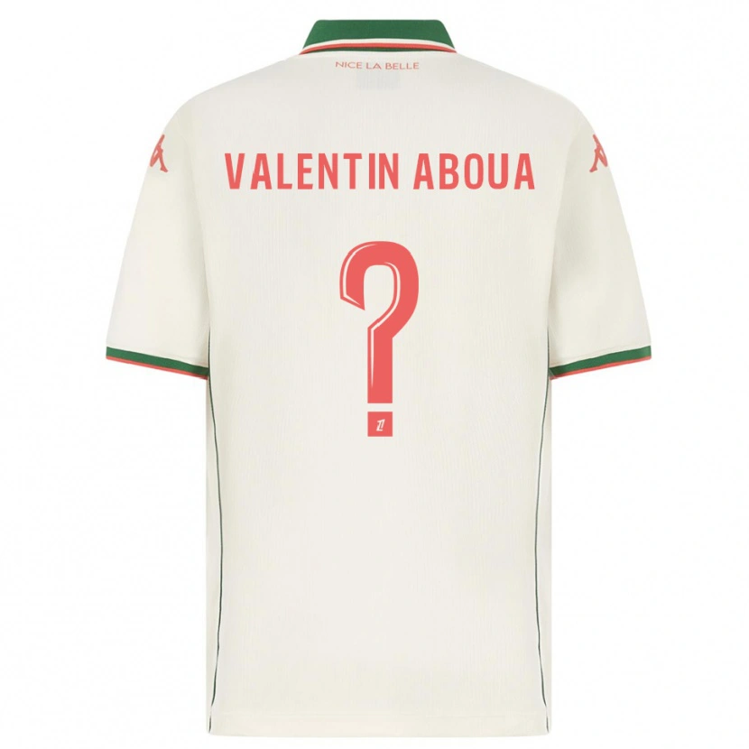 Danxen Men Louis Valentin Aboua #0 White Green Away Jersey 2025/26 T-Shirt