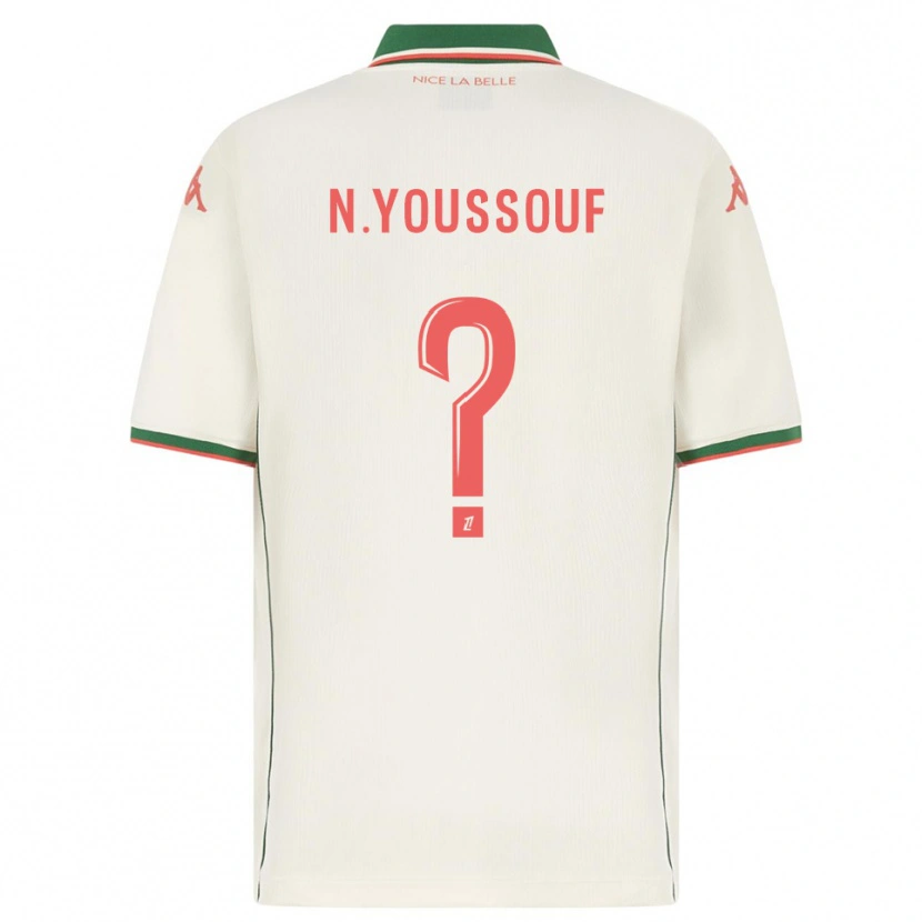 Danxen Men Naké Youssouf #0 White Green Away Jersey 2025/26 T-Shirt