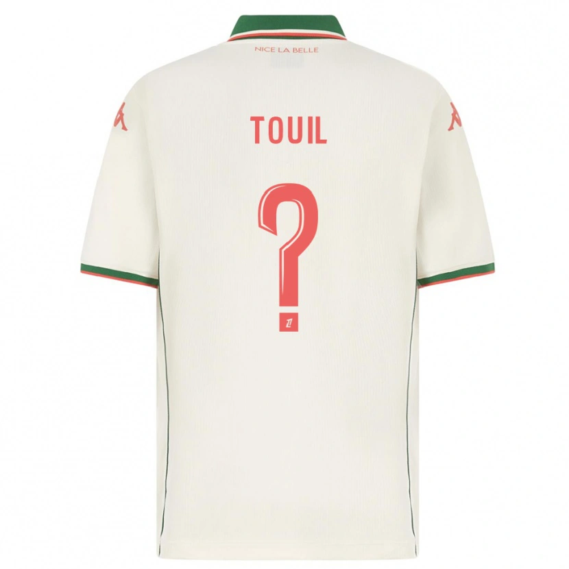 Danxen Men Yanis Touil #0 White Green Away Jersey 2025/26 T-Shirt