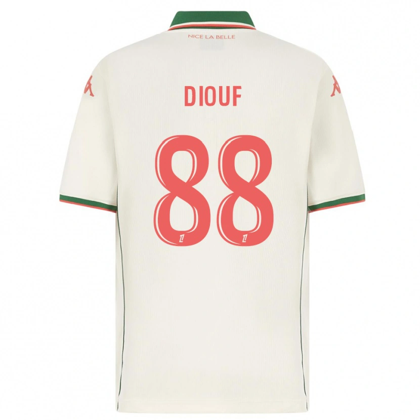 Danxen Men Yehvann Diouf #88 White Green Away Jersey 2025/26 T-Shirt
