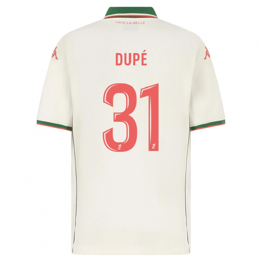 Danxen Men Maxime Dupé #31 White Green Away Jersey 2025/26 T-Shirt