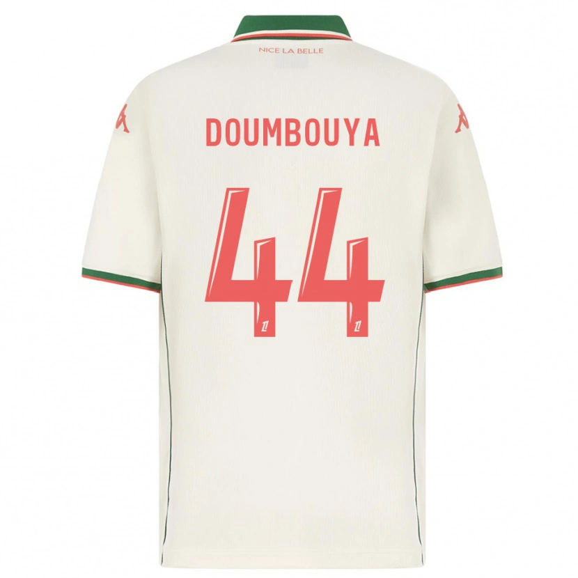 Danxen Men Amidou Doumbouya #44 White Green Away Jersey 2025/26 T-Shirt