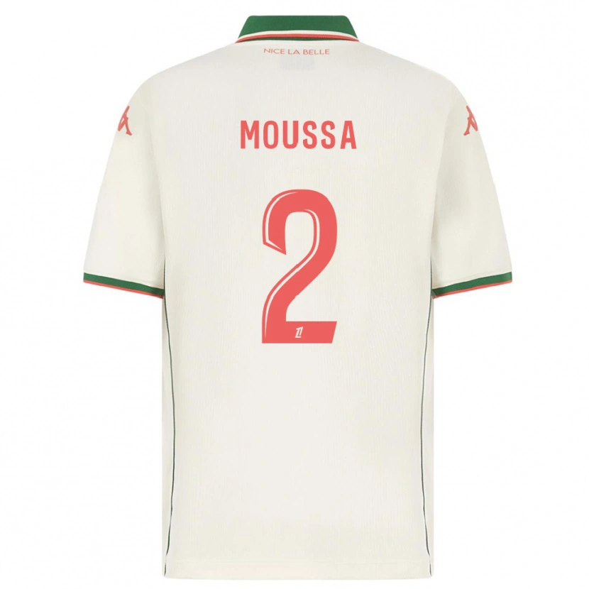 Danxen Men Mounir Moussa #2 White Green Away Jersey 2025/26 T-Shirt