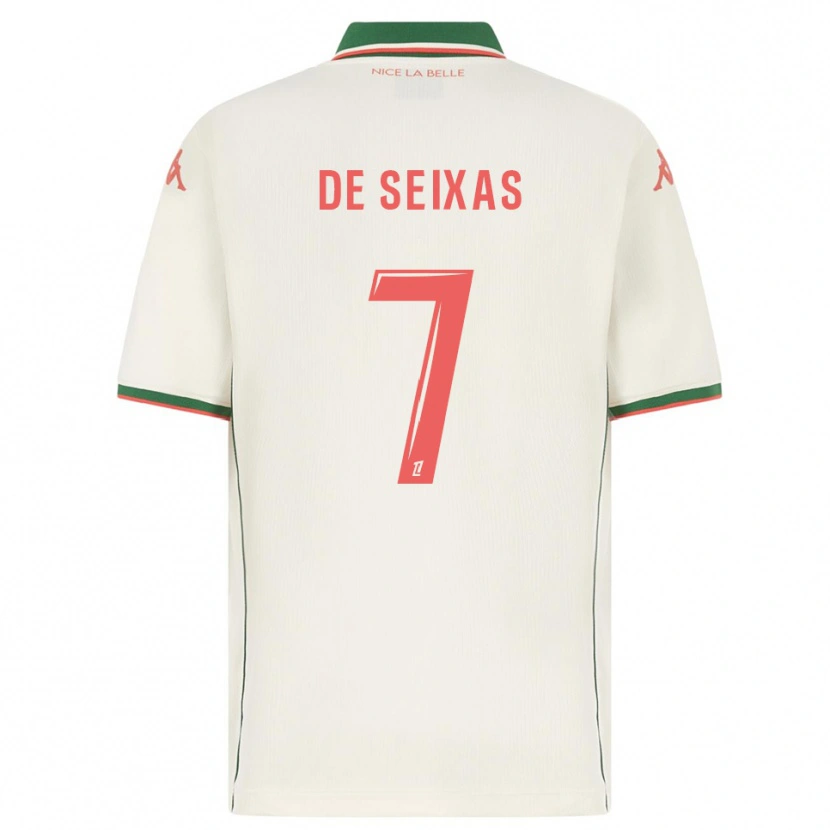Danxen Men Morgane De Seixas #7 White Green Away Jersey 2025/26 T-Shirt