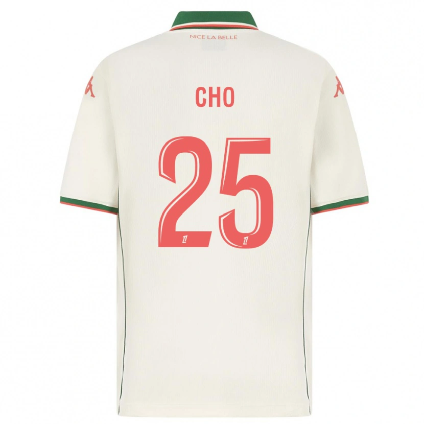 Danxen Men Mohamed-Ali Cho #25 White Green Away Jersey 2025/26 T-Shirt